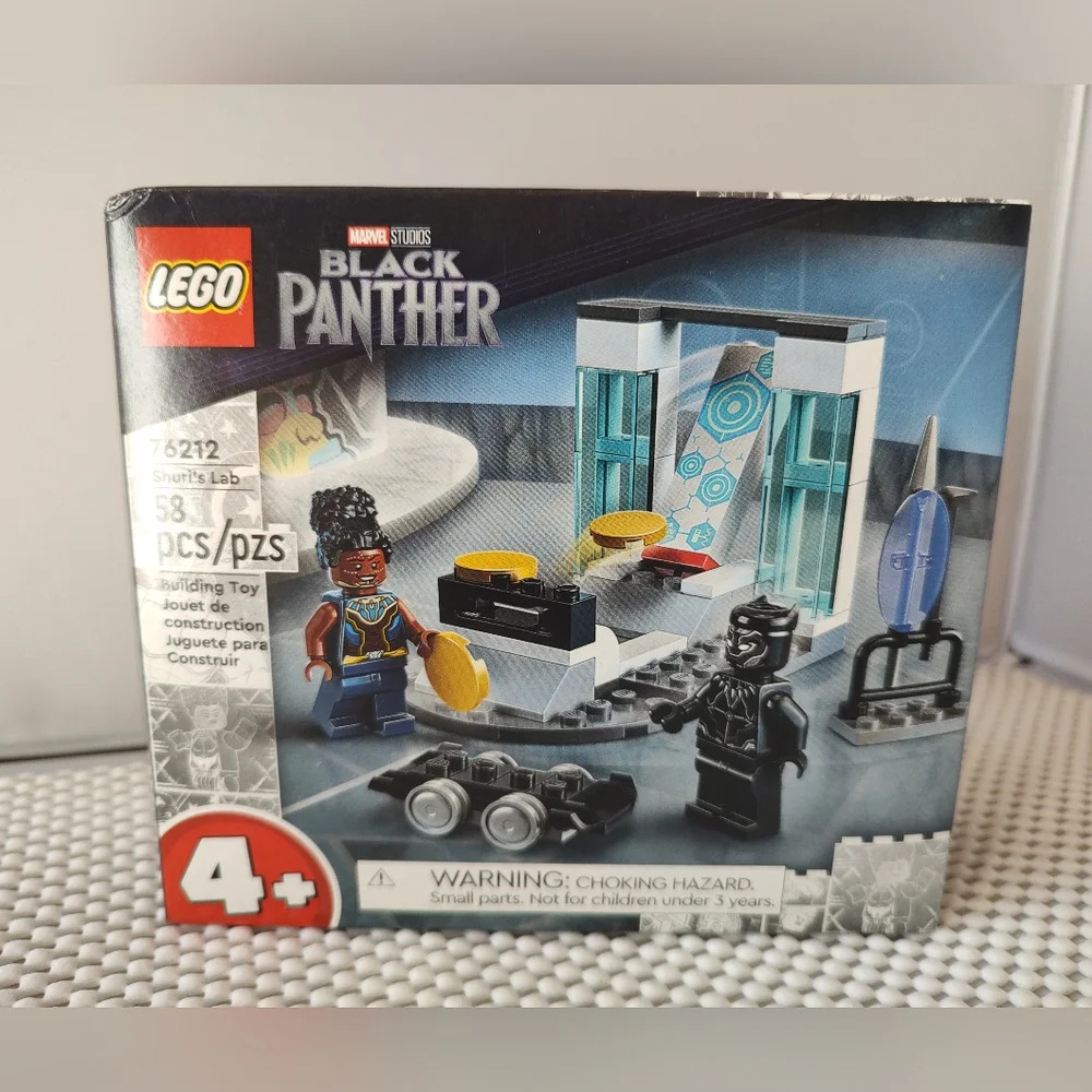 Lego 76212 Shuri's Lab Marvel Studios Black Panther NWT Building Toy Set - Picture 1 of 3